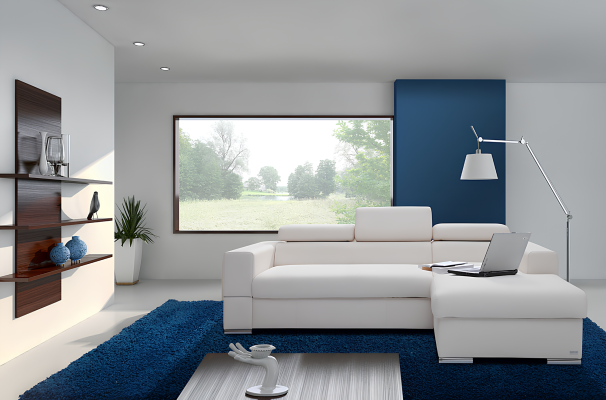 Modern L-alakú kanapé ágyfunkcióval és tárolóhellyel