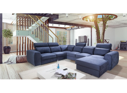 Modern U-alakú sarokkanapé