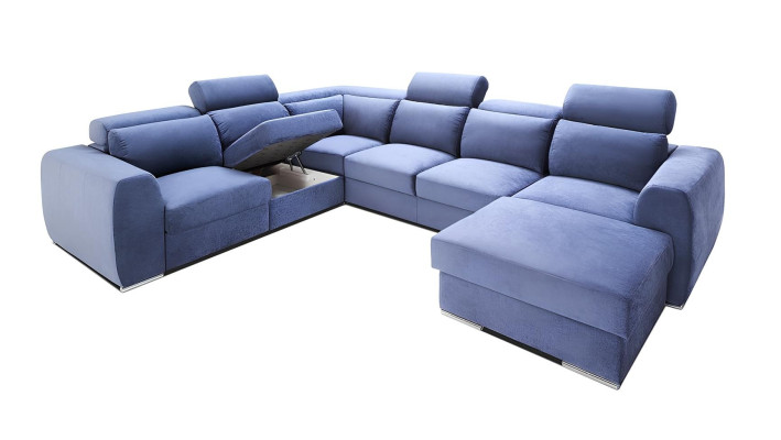 Modern U-alakú sarokkanapé