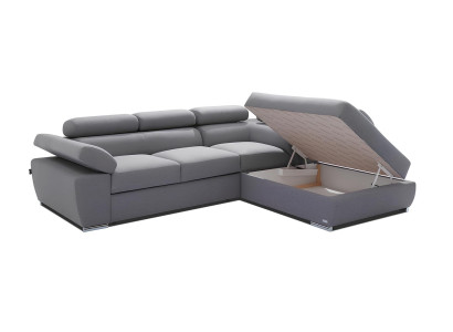 Modern sarokkanapé ágyfunkcióval és tárolással