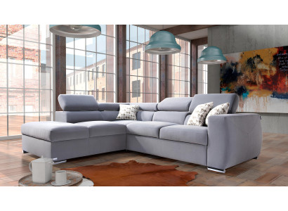 Modern szürke sarokkanapé