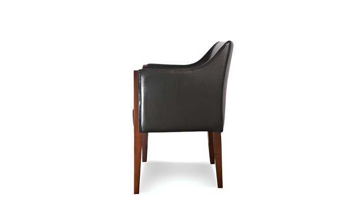 Tervezési fotel pihenőpárnával 1 személyes 100% új olasz bőr