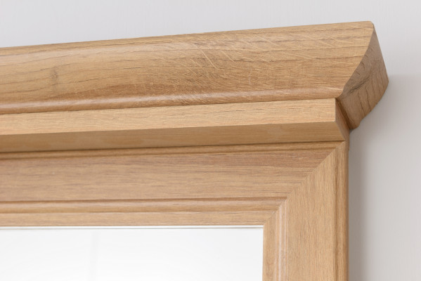 Fali fürdőszoba tükör 65x76cm új fából