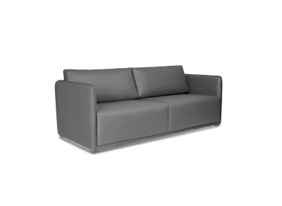 Luxus szürke 3 személyes kanapé, modern szövetbútor