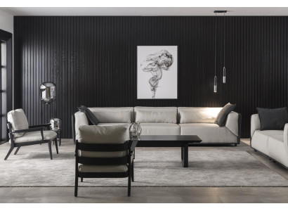 Luxus pihenőszék fekete kerettel