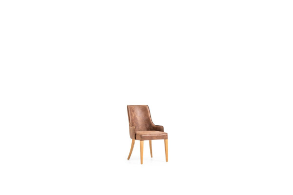 Elegáns és kárpitozott loft stílusú chaise longue - fekete bőr konyhai szék