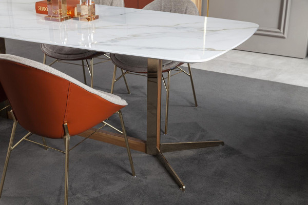 Luxus szövet bevonatú konyhai szék loft mintával szürke
