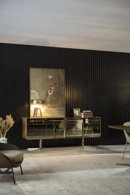 Mobil tükör asztal