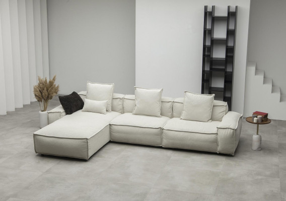 Modern sarokkanapé vidéki stílusban