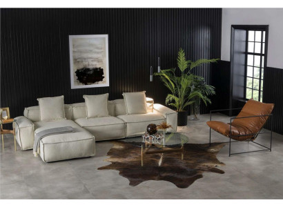 Modern sarokkanapé vidéki stílusban