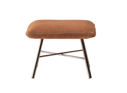 Modern acél karosszék, prémium kárpitozott bútor