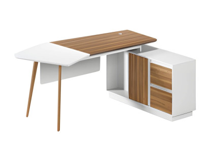 Modern sarokíróasztal 240x90cm