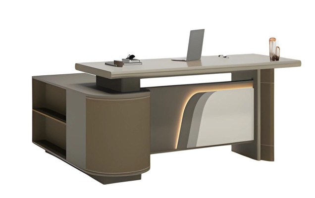 Világítással ellátott recepció