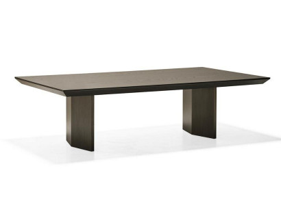 Klasszikus fa kávézóasztal barna színben