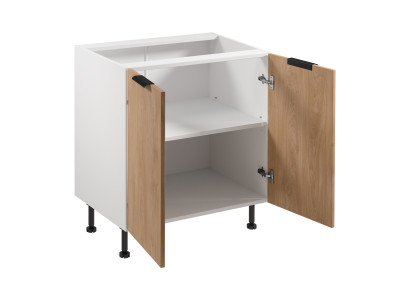 Mobil konyha ajtókkal, fehér