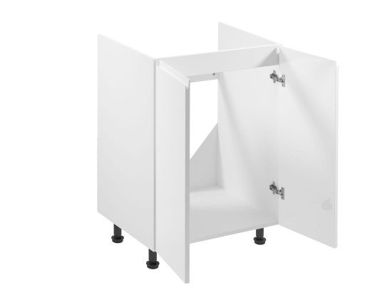 Fehér fényes mosdószekrény