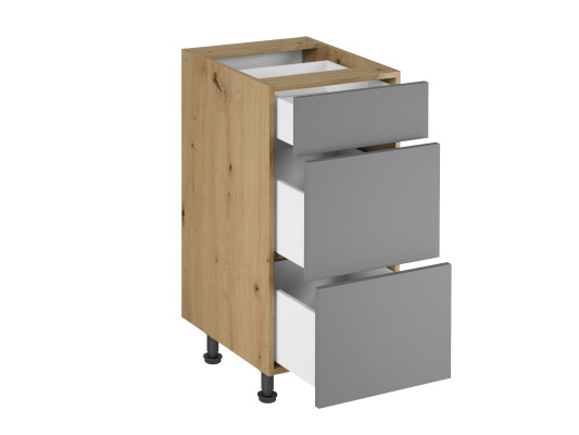 Konyhai szekrény 3 fiókkal