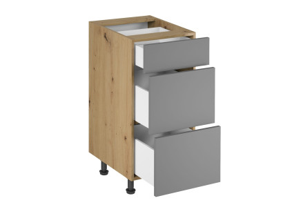 Konyhai szekrény 3 fiókkal