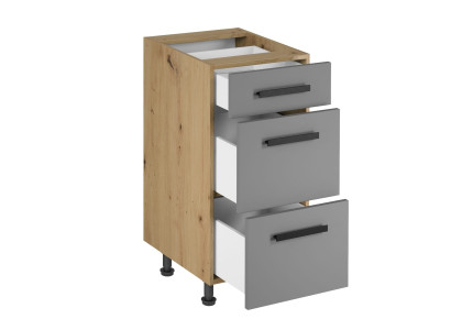 Kihúzható szekrény fiókokkal, szekrénnyel, konyhai bútor