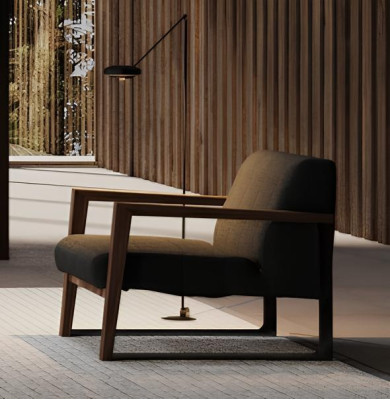 Modern kárpitozott fotel kényelmes szobához