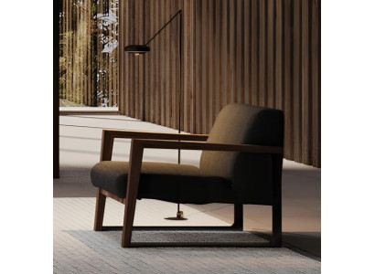 Modern kárpitozott fotel kényelmes szobához