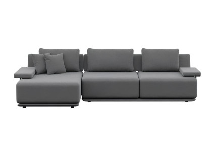 Esztétikai sarokkanapé a nappaliba túltöltés nélkül