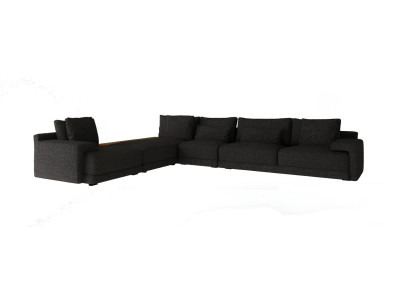 Elegáns sarokkanapé, amely pihentető légkört teremt