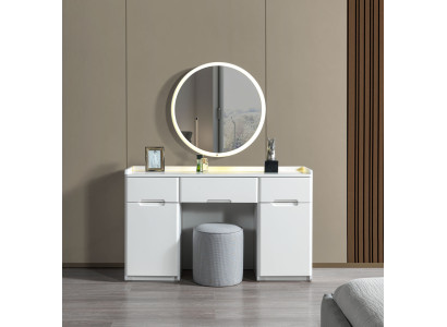 Modern kompakt sminkasztal hálószobához