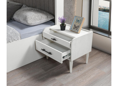 Modern fehér elegáns éjjeliszekrény