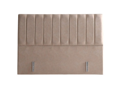 Beige szövetágy elegáns matraccal