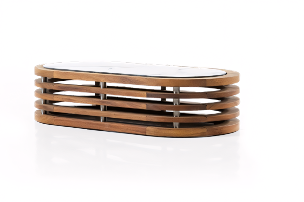 Nappali asztal élénk mintával az otthonába