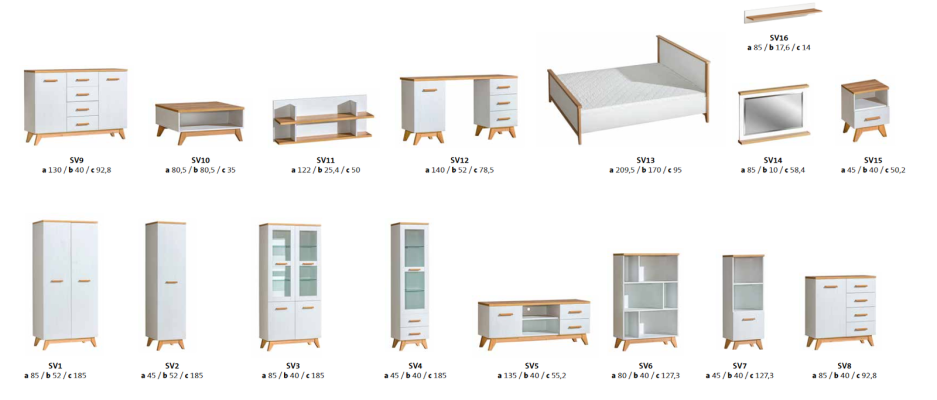 Wohnzimmer Set Vitrine Kommode Wandregal Wohnwände Kommoden