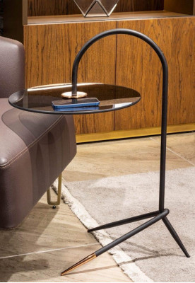  Design-Beistelltisch mit glas Oberfläche für Luxuslook für das wohnzimmer