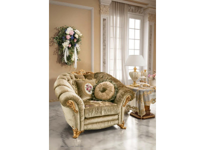 Möbel Stühle Art déco Design Sessel Textil Wohnzimmer Lounge Luxus Design Neu