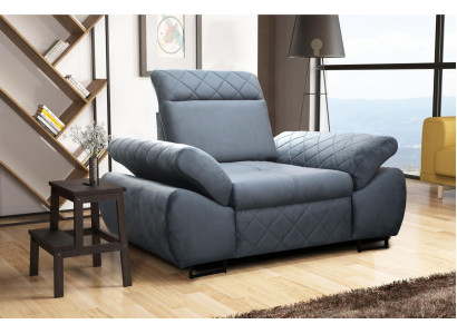 Sessel 1 Sitzer Polster Sofas Lounge Club Möbel Design Wohnzimmer Textil Couch