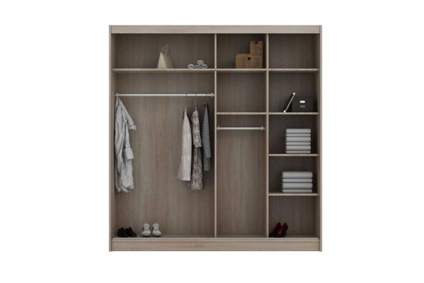 Schlafzimmer Möbel Wohnen Holz Neu Kleiderschränke Schwebetüren Kleider Schrank