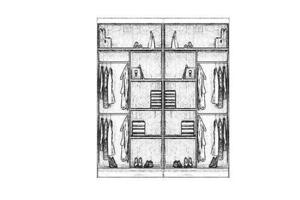 Hochglanz Regale Schrank Regal Kleiderschränke 180cm Garderobe Kleiderschrank