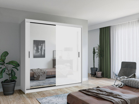 Kleiderschränke Möbel Wohnen Holz Hochglanz Kleider Schrank Designer Hochglanz