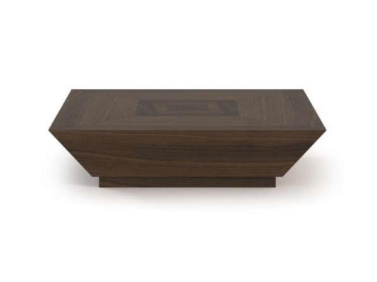 Couchtische Rechteckiger Luxus Designer Tische Walnuss Natur