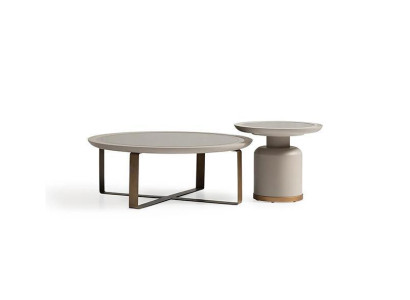 Komplette Couchtisch Beistelltisch Beige Sofatisch Metall Wohnzimmer