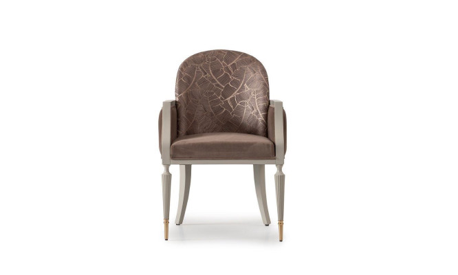 Sessel Ohrensessel Design Cocktailsessel Sitzer Beige Stoff Polster