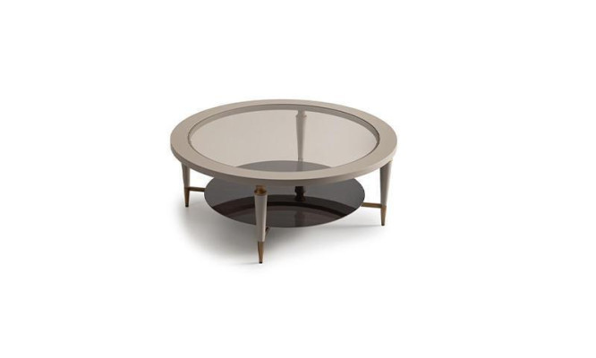 Couchtisch Beistelltisch Kaffeetisch Sofatisch Glas Wohnzimmer Beige