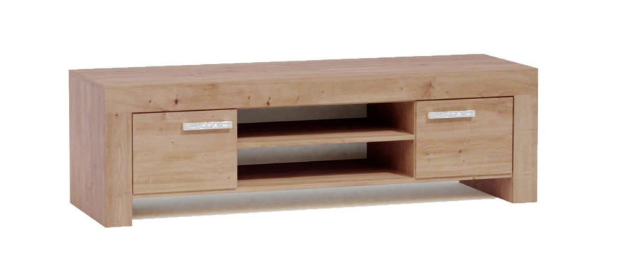 Wohnzimmer Wohnwand Set Gruppe Garnitur Vitrine Kommode 4tlg. Holz Möbel Regal