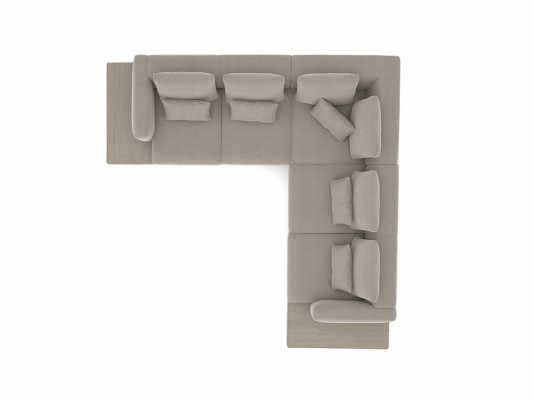Design Ecksofa L-Form Polstermöbel Luxus Wohnzimmer Couchtisch Einrichtung