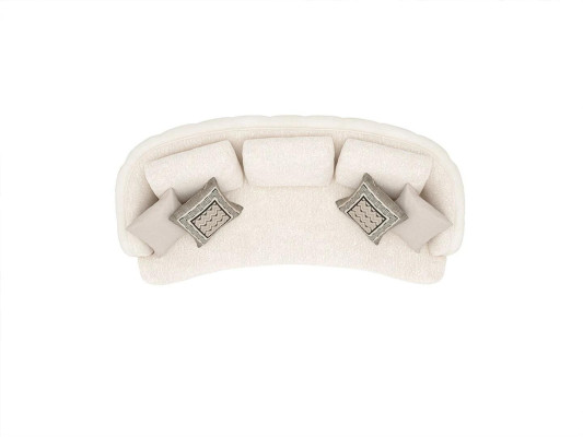 Weiß Polstermöbel Wohnzimmer Set 4tlg Modern 2x Dreisitzer Sofa Design Sessel