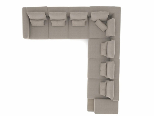 Designer Sofa Couch Ecksofa L-FormTextil Polster Garnitur Wohnzimmer Couchtisch
