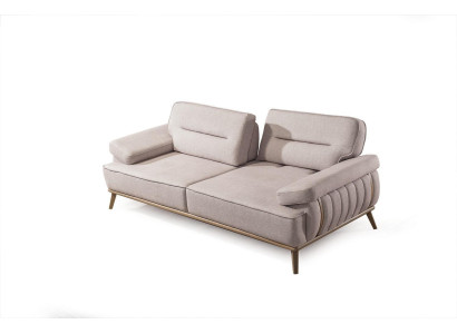  Luxuriöse 3-Sitzer Sofa Weiße Farbe Modern Möbel in Wohnzimmer Neuheit