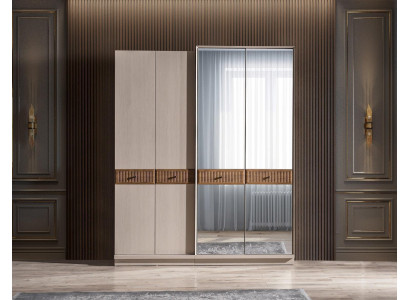  Stilvoll Kleiderschrank Luxus Schrank Modern Beige Schlafzimmer Möbel