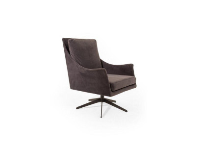 Stilvoll Funktionaler Sessel mit drehbarer Sitzschale und Metallgestell