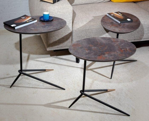  Set aus 3x Beistelltischen in modernem Design - Akzente für Ihr Zuhause